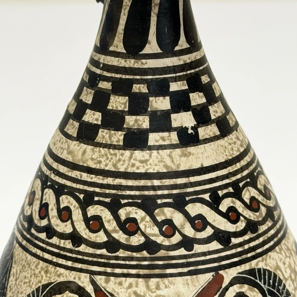 Vintage‎ Museum Reproduction Handmade Greek Pottery Alabastron Corinthian 650 BC